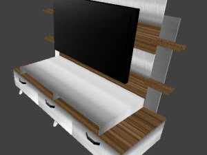 televisi&oacute;n con unidad Modelo 3D