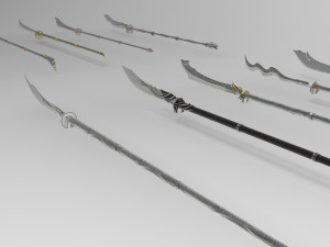 guandao pack 3D-Modell
