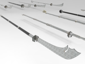 guandao pack 3D-Modell