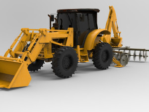 tractor 3D Model
