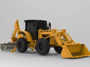 tractor 3D Model