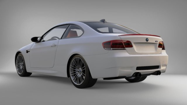 m3 e92 coupe 3D Модель .c4d .max .obj .3ds .fbx .stl .blend 