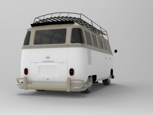 volkswagen type 2 3D 模型