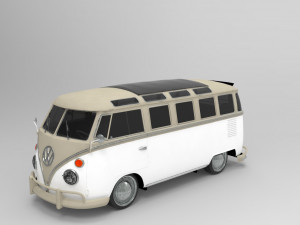 volkswagen type 2 3D 模型