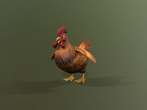 チキン 3Dモデル