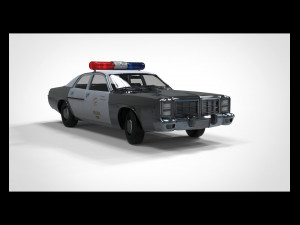 Police car 3D Модель