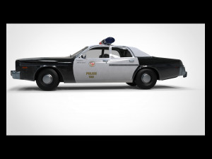 Police car 3D 模型