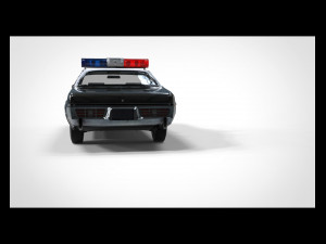Police car 3D 模型
