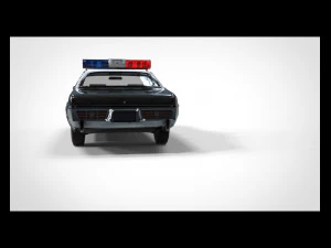 Police car 3D Model