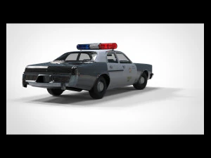 Police car 3D Model
