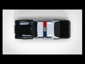 Police car 3D Model