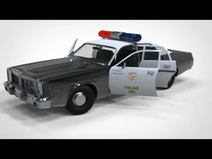 Police car 3D Model