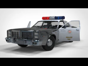 Police car 3D Model
