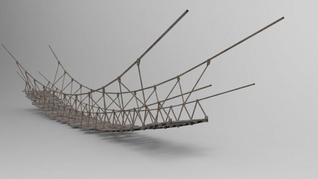 Bridge Modello 3D .c4d .max .obj .3ds .fbx .stl .blend 