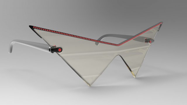 Glasses Model 3D .c4d .max .obj .3ds .fbx .stl .blend 
