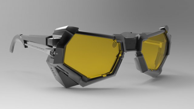 Glasses Model 3D .c4d .max .obj .3ds .fbx .stl .blend 