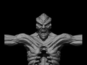 Statue From Outworld Mortal Kombat 1995 3D Model