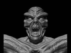 Statue From Outworld Mortal Kombat 1995 3D Model