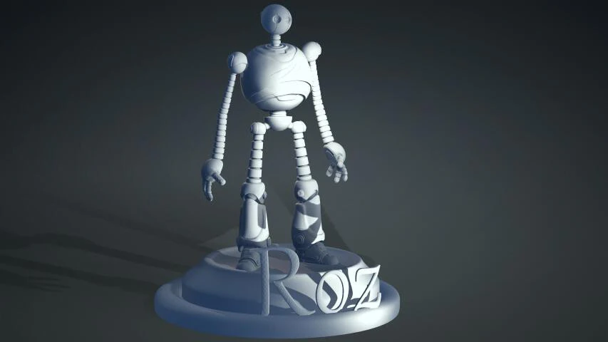 The wild robot 3D Print Model .c4d .max .obj .3ds .fbx .stl .blend