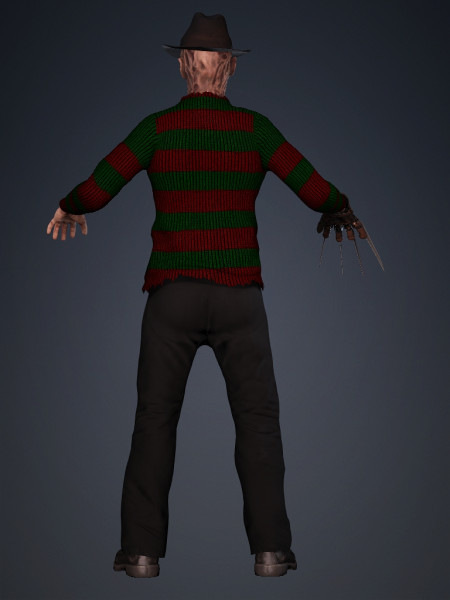 Freddy Kruger Modello 3D .c4d .max .obj .3ds .fbx .stl .blend 