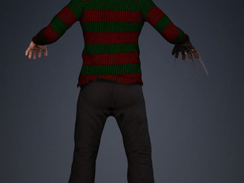 Freddy Kruger Model 3D