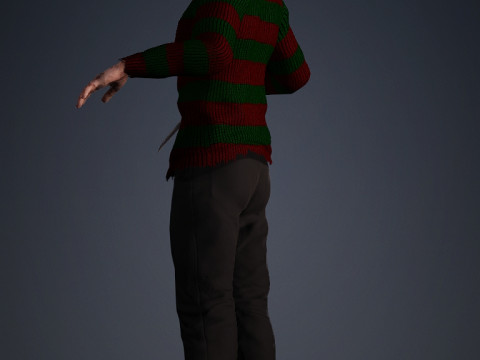Freddy Kruger Modello 3D