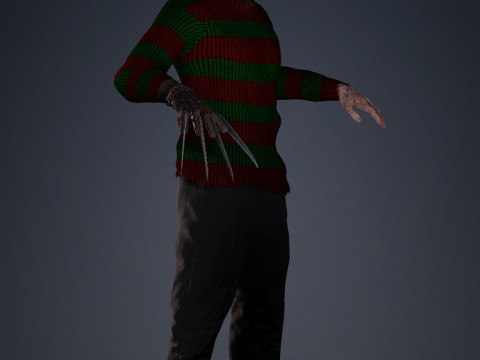 Freddy Kruger Modello 3D