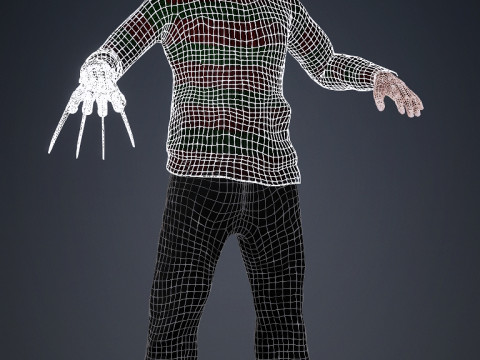 Freddy Kruger Modello 3D