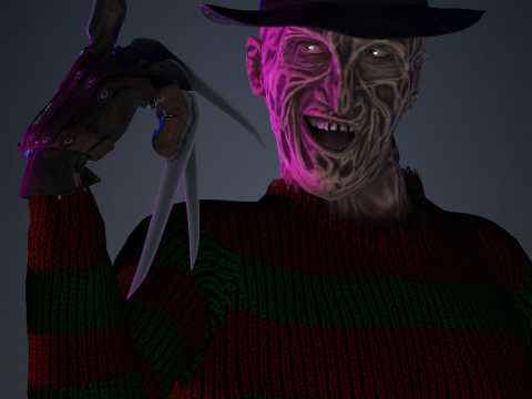 Freddy Kruger Modello 3D