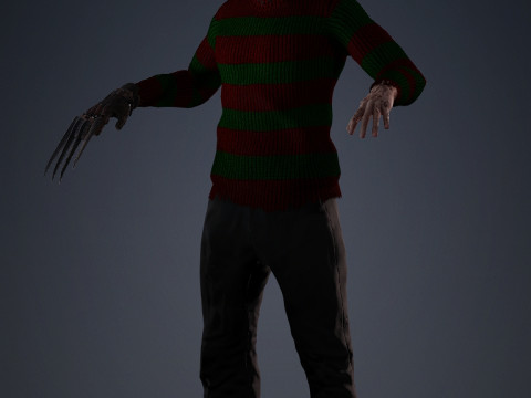 Freddy Kruger Modello 3D
