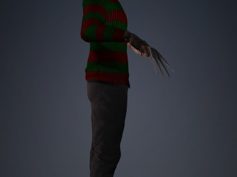Freddy Kruger Modello 3D