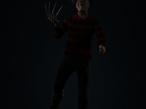 Freddy Kruger 3D Model