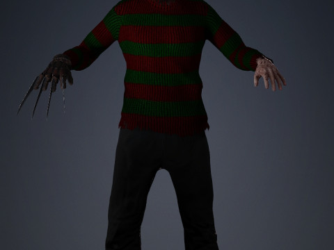 Freddy Kruger 3D Model