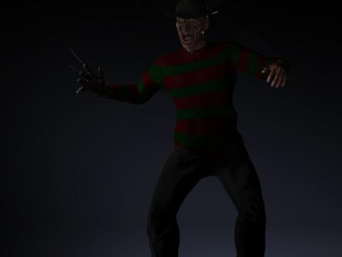 Freddy Kruger 3D Model