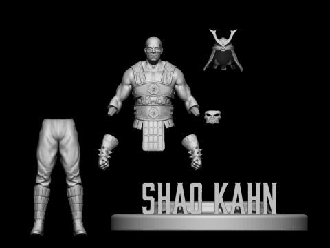 Shao Kahn Mortal Kombat Annihilation 3D Print Model