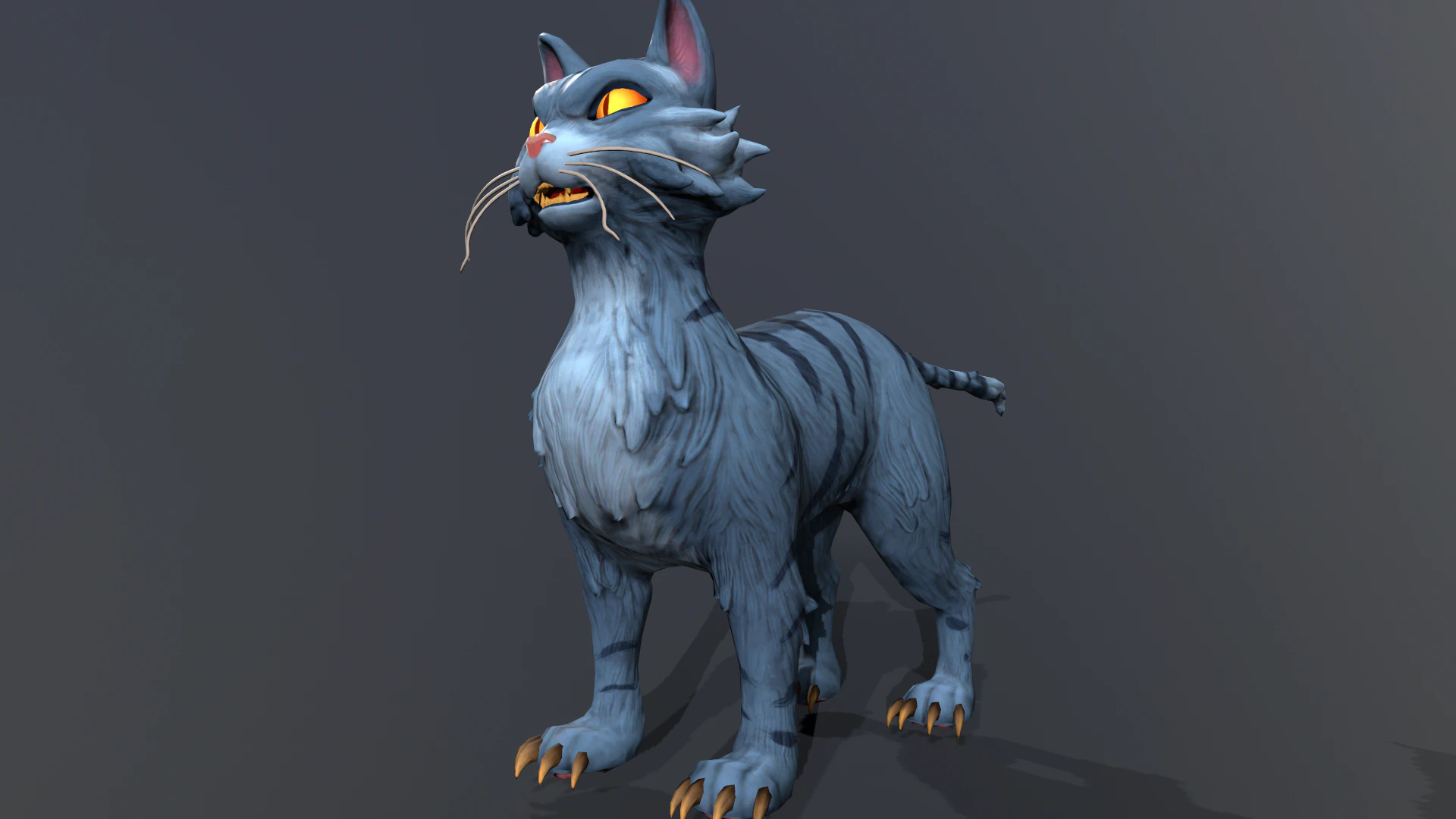 Stylized CAT 3D Model .c4d .max .obj .3ds .fbx .stl .blend 