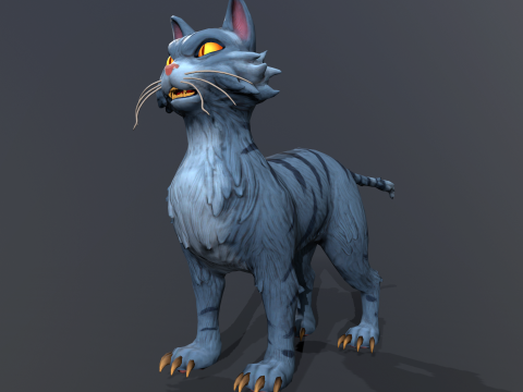 Stylized CAT 3D 模型
