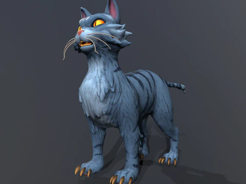 Stylizowany kot Model 3D