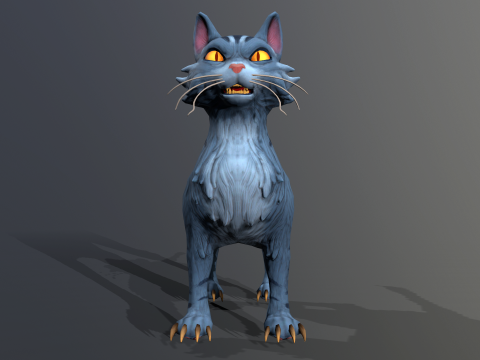 Stylized CAT 3D 模型