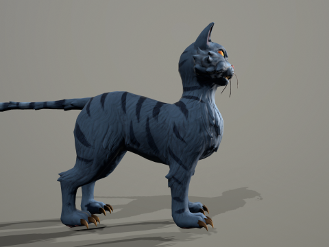 Stylized CAT 3D 模型
