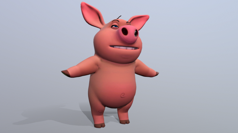 Knorretje 3D Model .c4d .max .obj .3ds .fbx .stl .blend