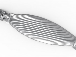 mah - knife handle f04 3Dプリントモデル