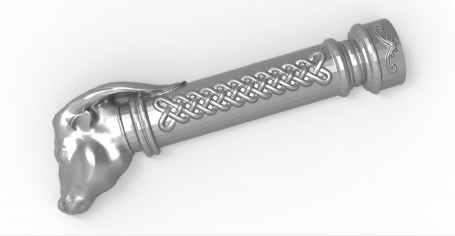mah - knife handle g02 Model do druku 3D .c4d .max .obj .3ds .fbx .stl .blend 