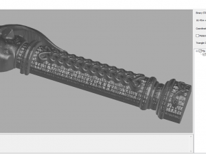 mah - knife handle g02 Model do druku 3D