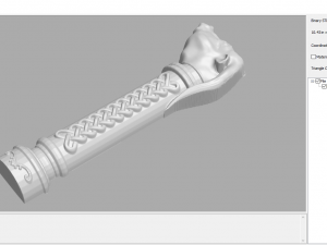 mah - knife handle g02 Model do druku 3D