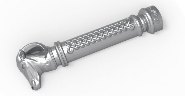 mah - knife handle g03 3D 프린트 모델 .c4d .max .obj .3ds .fbx .stl .blend 