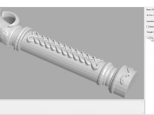 mah - knife handle g03 3D Print Model