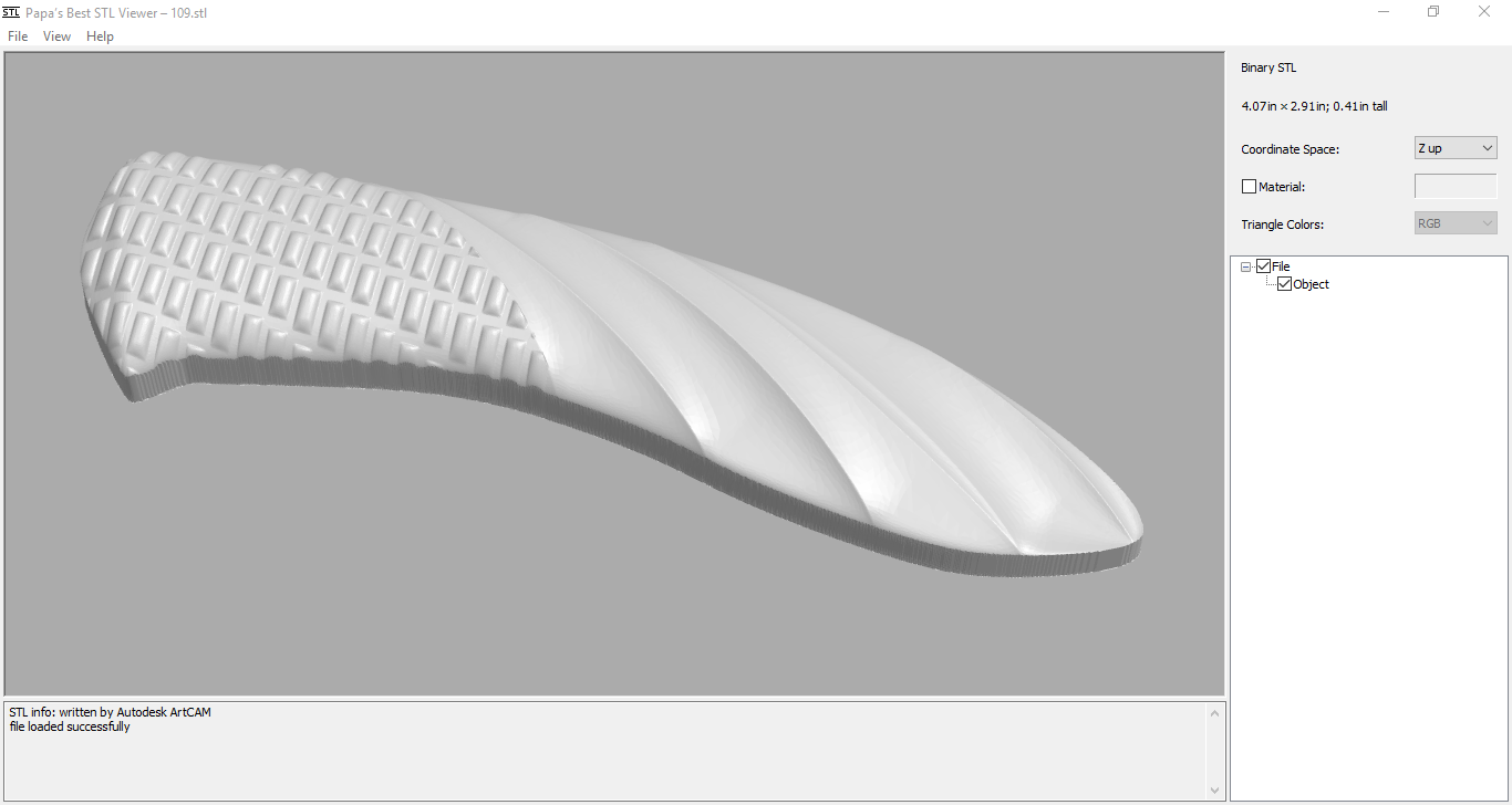 Mah - Knife Handle H01 3D Принт Модель In Ручные Инструменты 3DExport