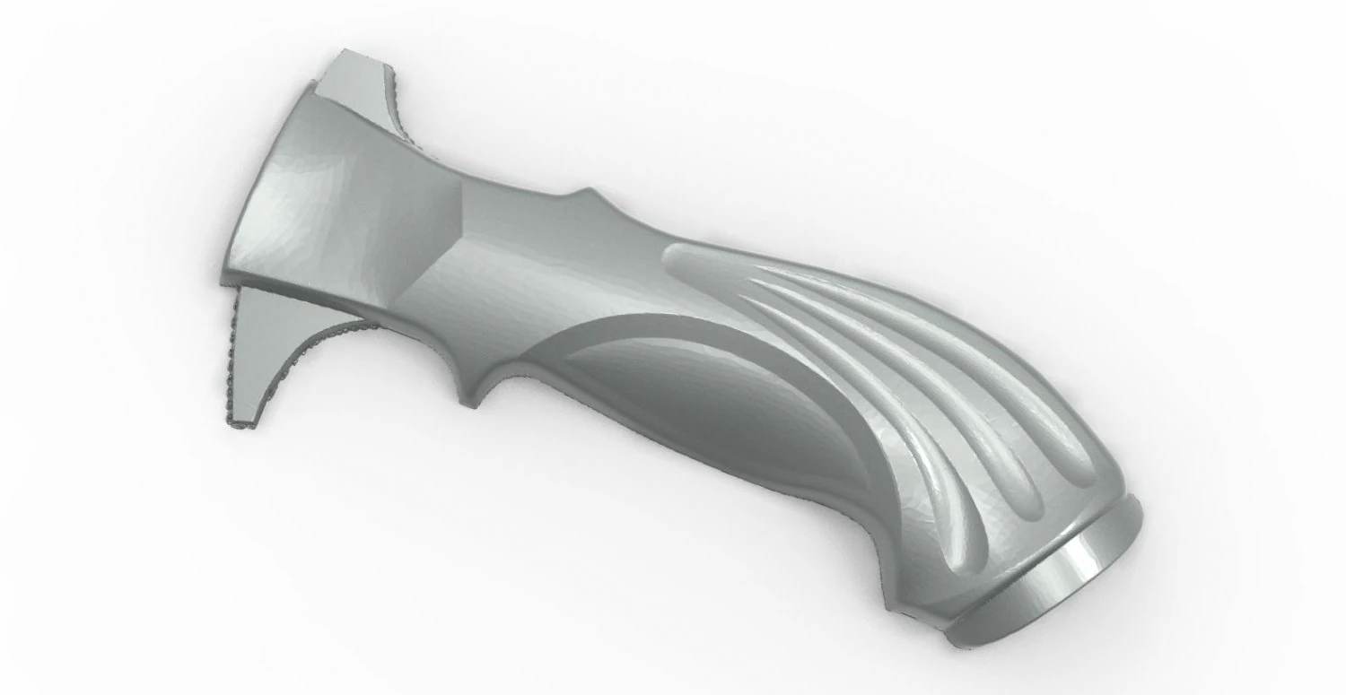 mah - knife handle h02 3D Model .c4d .max .obj .3ds .fbx .stl .blend 