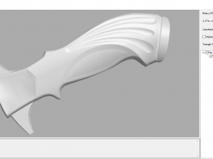 mah - knife handle h02 Modèle 3D